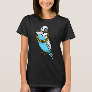 Camiseta Budgie Parrot Budgerigar Bird Con Knife