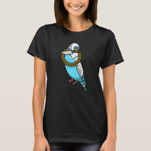 Camiseta Budgie Parrot Budgerigar Bird Con Knife