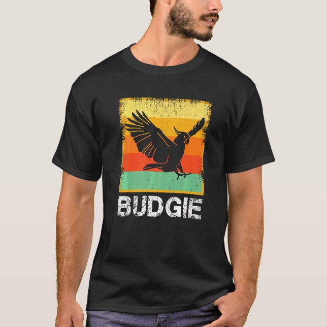Camiseta Budgie Parrot Budgie Parrot Parakeet Bird Experto (Anverso)