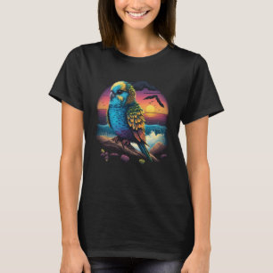 Camiseta Budgie Playa Periquito Pájaro Verano  1