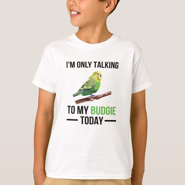 Camiseta Budgie Propietario de Budgie Lover Parakeet Bird B (Anverso)