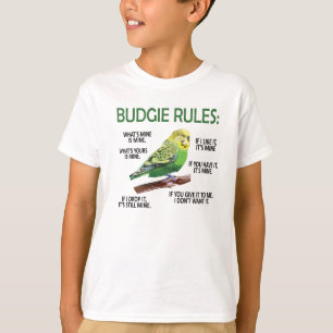 Camiseta Budgie Propietario de Budgie Lover Parakeet Bird B