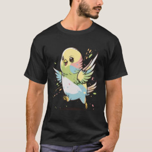 Camiseta Budgie Running Budgerigar Parakeet Bird 2