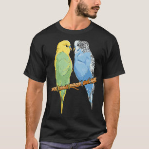 Camiseta Budgie Sitting Birds Budgerigar Parakeet Dueño
