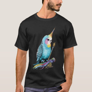 Camiseta Budgie Unicorn Budgerigar Parakeet Bird