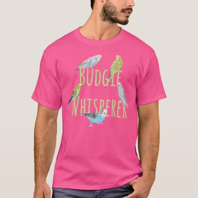 Camiseta Budgie Whisperer (Anverso)