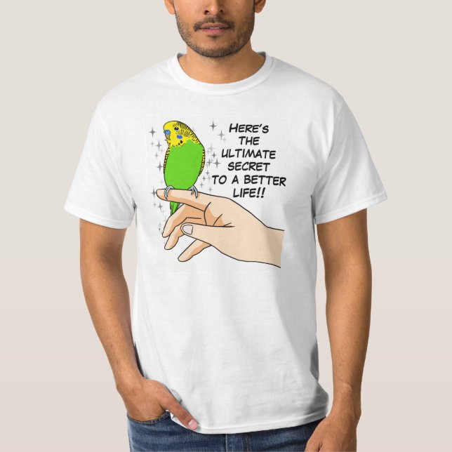 Camiseta Budgies hace vida mejor (Anverso)