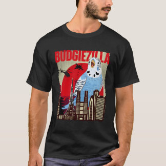 Camiseta Budgiezilla Perico Budgie Budgerígar Pájaro