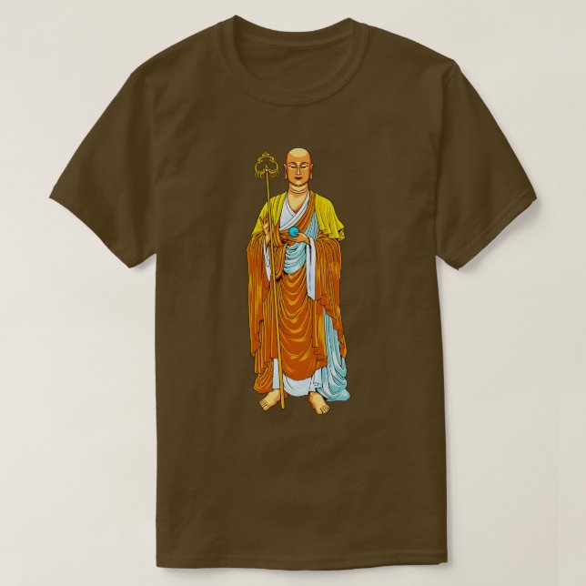 Camiseta Budismo Bodhisattva Ksitigarbha (Diseño del anverso)