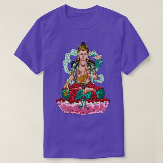 Camiseta Budismo Bodhisattva Vishkambhin (Diseño del anverso)