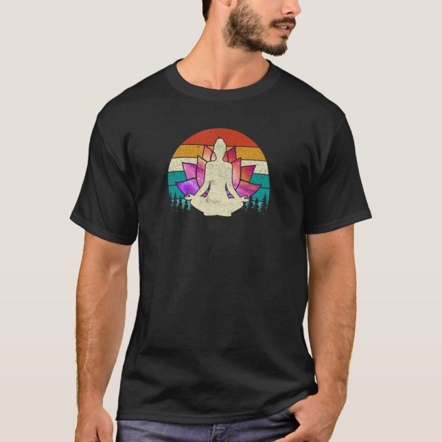 Camiseta Budismo Buda Lotus Budismo Yoga Meditación Espirit (Anverso)