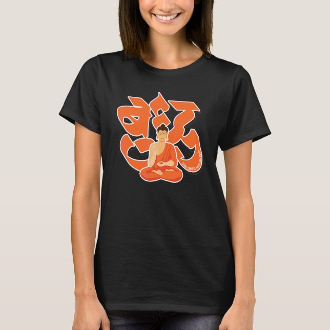 Camiseta Budismo Buda Mindfulness Espiritual Yoga Meditació (Anverso)