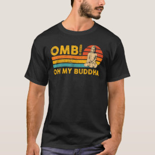 Camiseta Budismo Budista Retro OMB! Oh, mi Buda