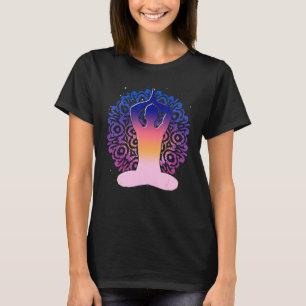 Camiseta Budismo Yogi Namaste Mandala Colorido Zen Buddhis