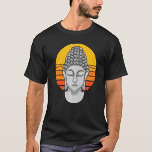 Camiseta Budismo zen Budismo Budista espiritual Retro Sunse