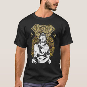 Camiseta Budismo zen Mandala Elefante Budismo Buda