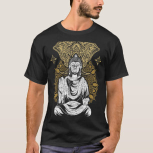 Camiseta Budismo zen Mandala Elefante Budista espiritual B