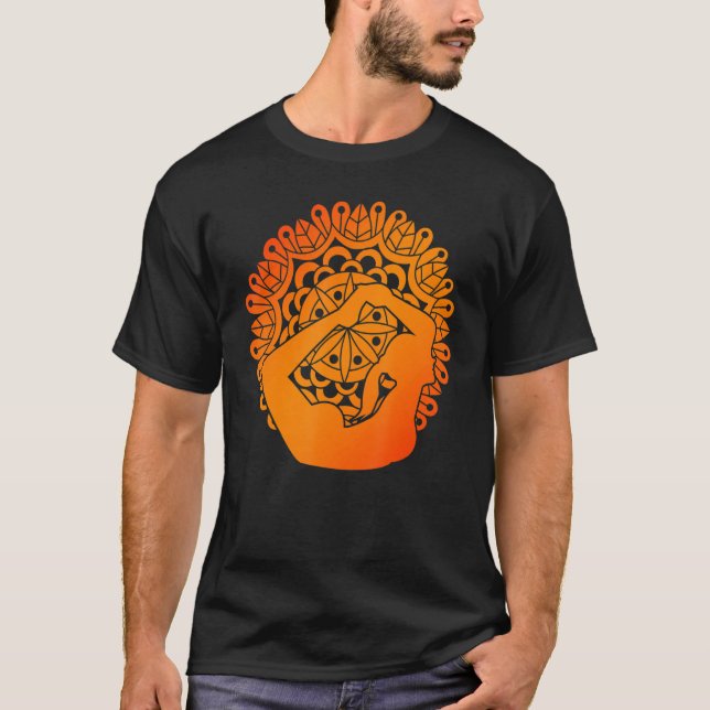 Camiseta Budismo zen Mediación espiritual Mandala Yoga (Anverso)