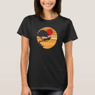 Camiseta Budista retro Bonsai estético japonés Bonsai Tr