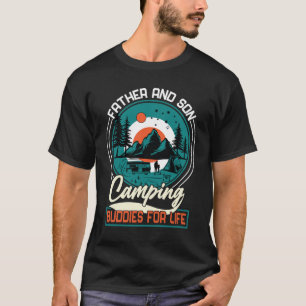 Camiseta Budistas de campamento padre e hijo divertidos reg