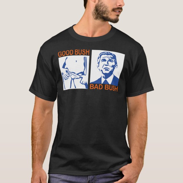 Camiseta buen bush mal bush Long T-Shirt (Anverso)