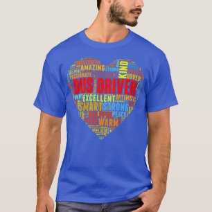 Camiseta Buen Conductor de Autobús Cualidades Complicidad d