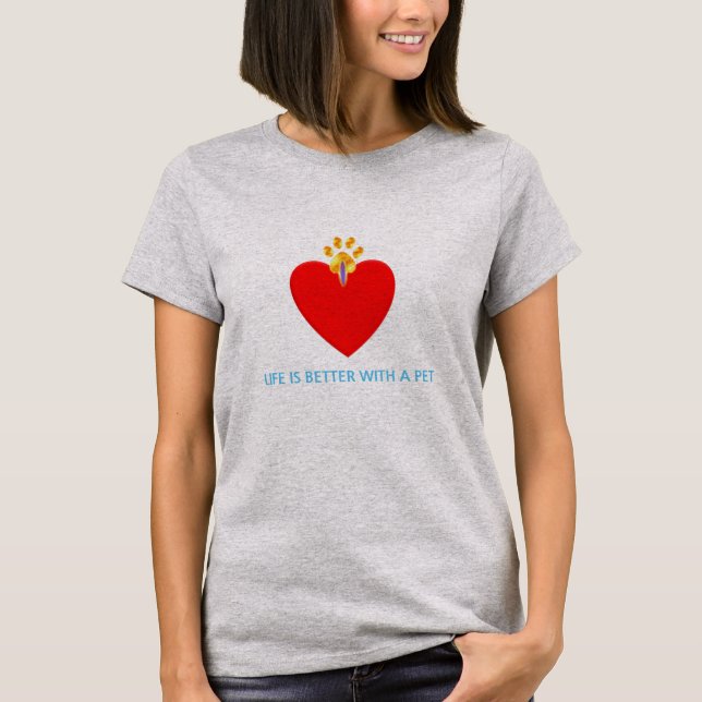 Camiseta Buen Corazón y Paw (Anverso)