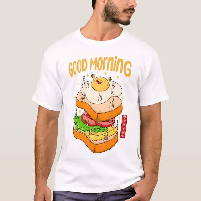 Camiseta Buen desayuno matutino (Anverso)