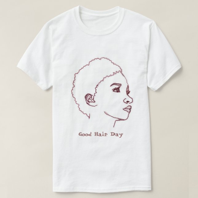 Camiseta Buen día del pelo (Diseño del anverso)