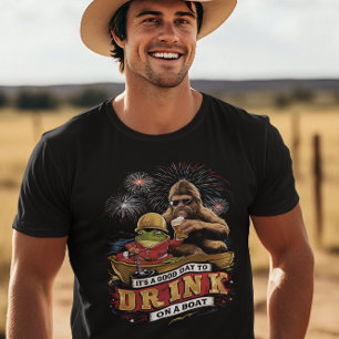 CAMISETA BUEN DÍA PARA BEBER EN UN BARCO