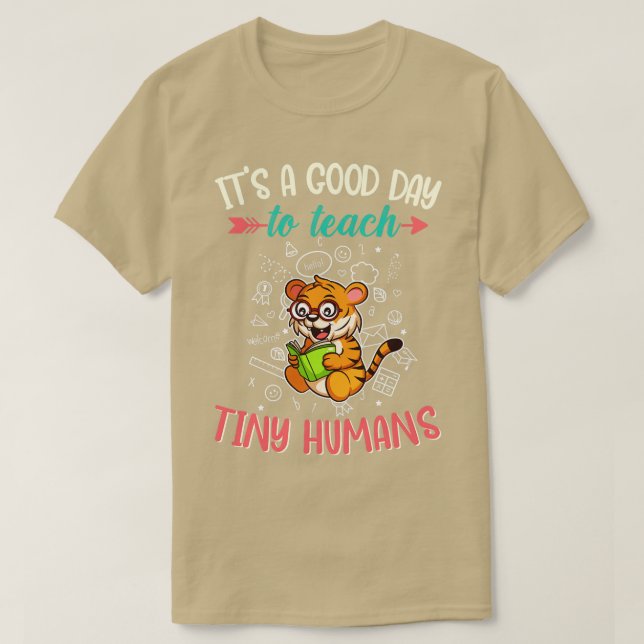 Camiseta Buen Día Para Enseñar A Los Pequeños Profesores Pr (Diseño del anverso)