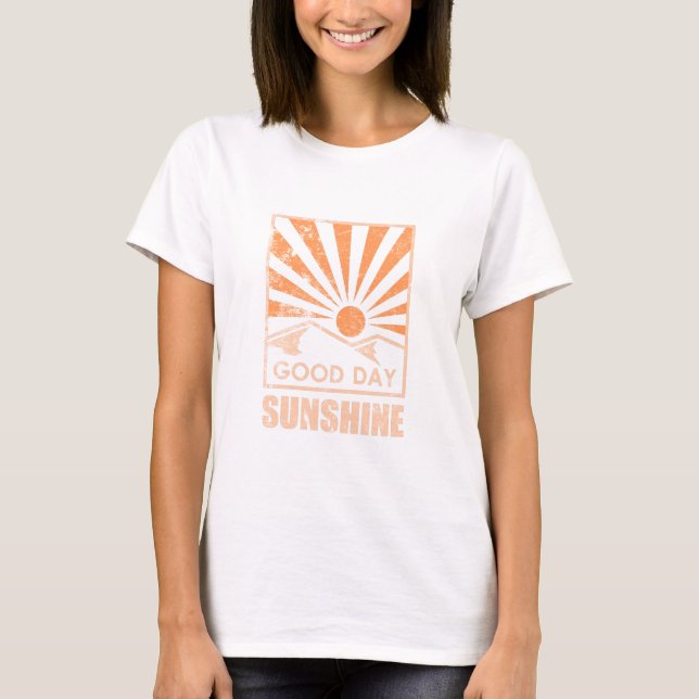 Camiseta Buen día, sol (Anverso)