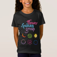 Buen diseño del grupo de galaxias de flores