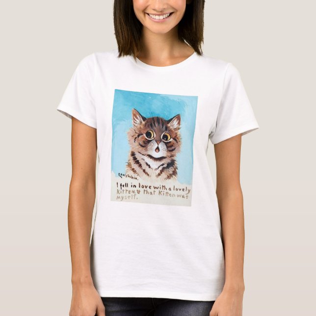 Camiseta Buen Gatito, Louis Wain (Anverso)