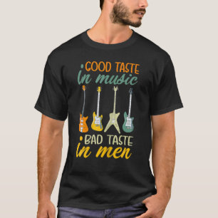Camiseta Buen Gusto En La Música Mal Gusto En La Guitarra M