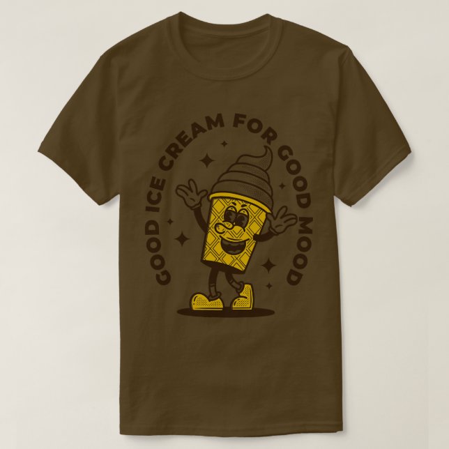 Camiseta Buen helado para el buen humor (Diseño del anverso)