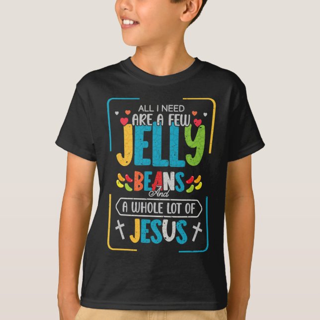 Camiseta Buen Jesús Divertido Adolescente Christian Jelly B (Anverso)