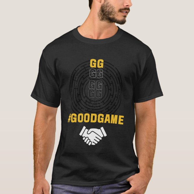 Camiseta Buen juego GG Gamer Gaming Pullover Hoodie (Anverso)