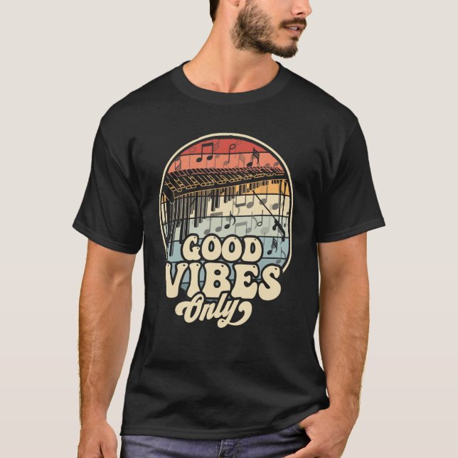 Camiseta Buen Jugador de Marimba Vibes Sólo Vibraphone Marc (Anverso)