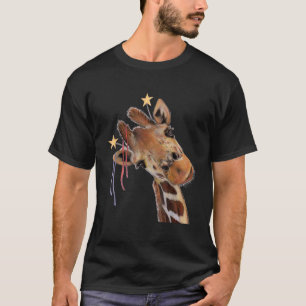 Camiseta Buen momento Giraffe Fiesta Ropa de dibujo animal