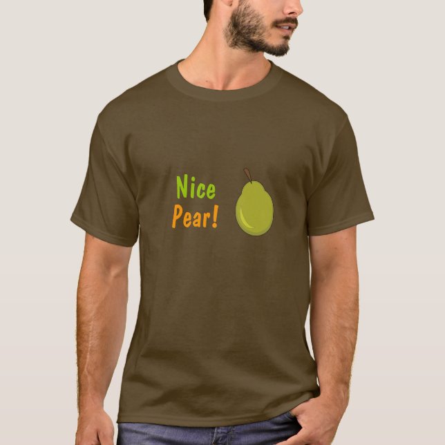 Camiseta ¡Buen Pear! Diseño de frutas (Anverso)