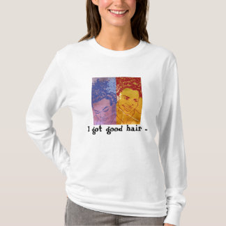 Camiseta Buen pelo. africano en familia