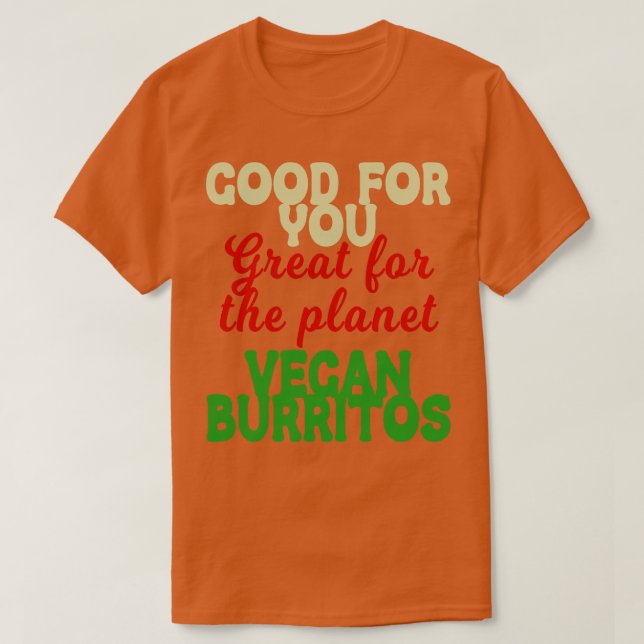 Camiseta Buen Pleno Vegan Burritos (Diseño del anverso)