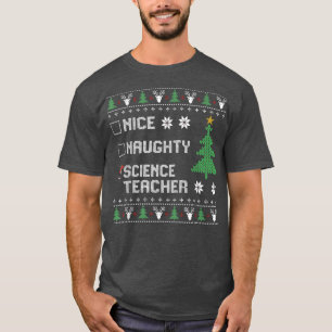 Camiseta Buen profesor de ciencias, Navidades feos sudan