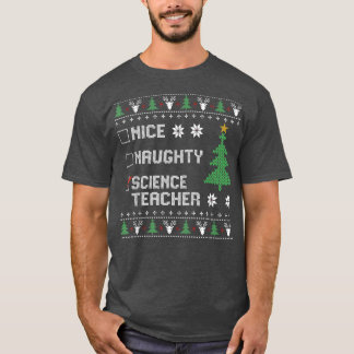 Camiseta Buen profesor de ciencias, Navidades feos sudan