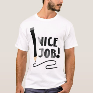 Camiseta Buen Trabajo – Diseño de Tipografía Positivo