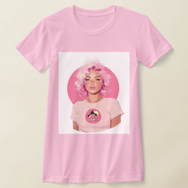 Camiseta ¡Buena Bruja! Tee (rosa) (Distribución)