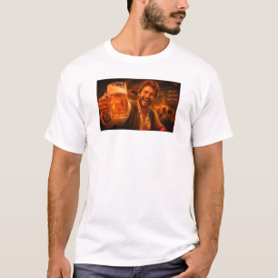 Camiseta Buena Cerveza Buenos Momentos Buenos Amigos en Bla