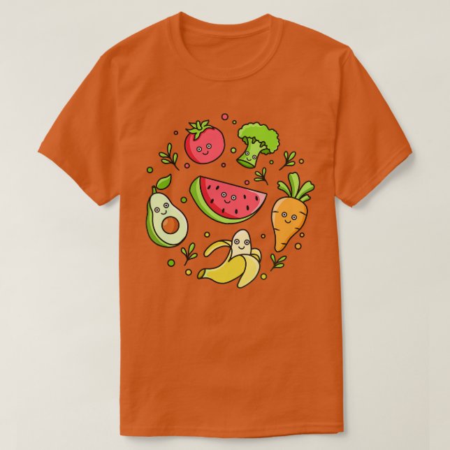 Camiseta Buena comida Buen humor (Diseño del anverso)