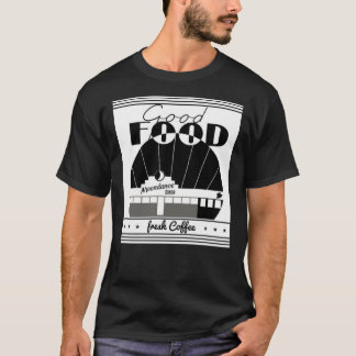 Camiseta Buena Comida Moondance Diner Café Fresco Clásico T